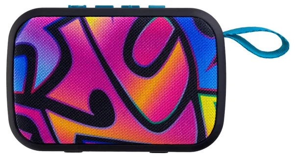 

Портативная акустика Perfeo Zens граффити Bluetooth+FM+microSD+AUX 3.5, 5 Вт, 500 mAh