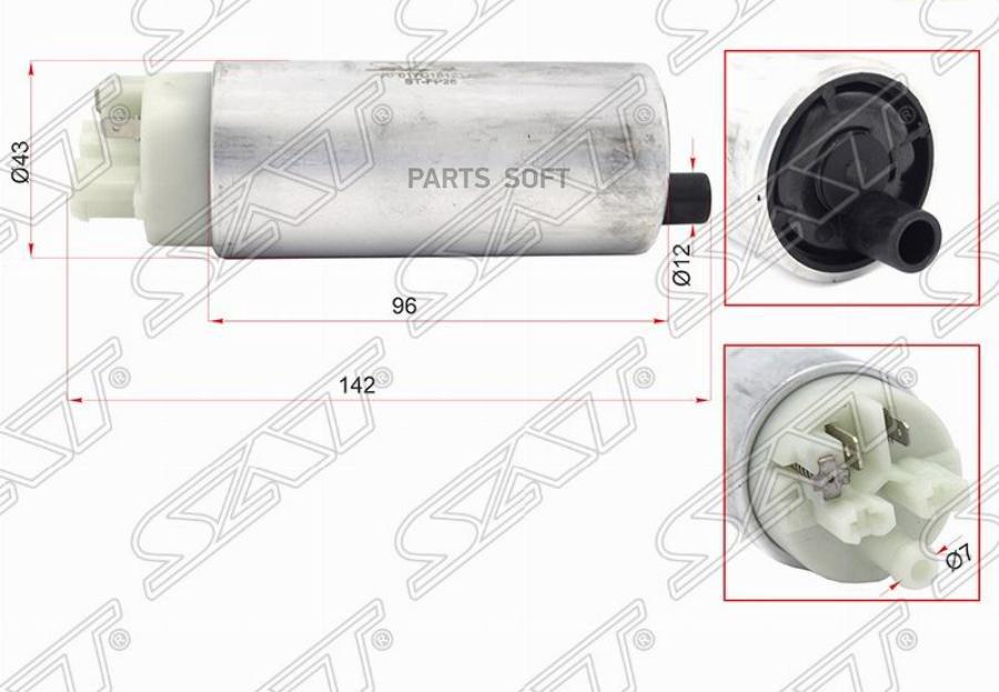 

SAT Топливный насос BMW E30 87-91/E34 89-97/E36 90-98/E46 99-00