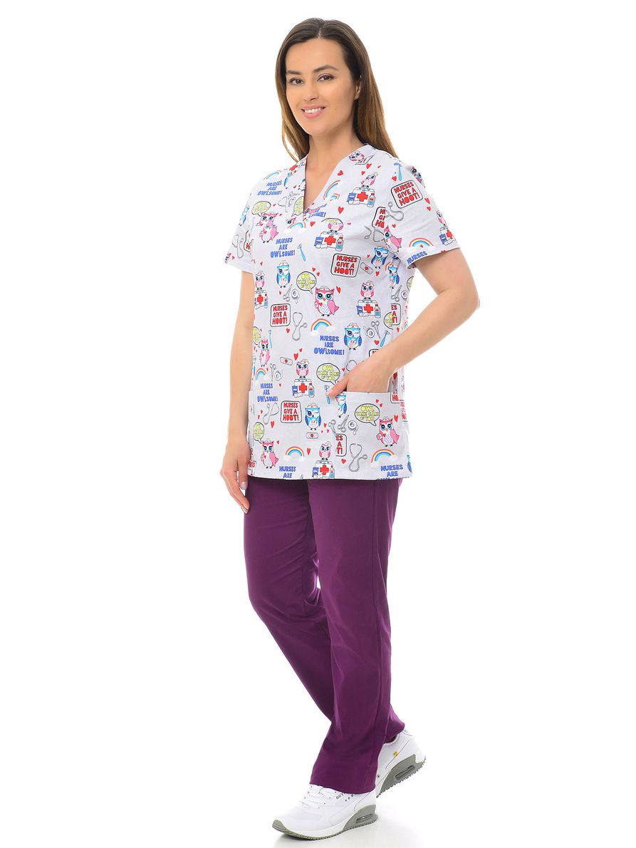 фото Костюм медицинский женский medicalwear хирург 109 разноцветный 44 ru