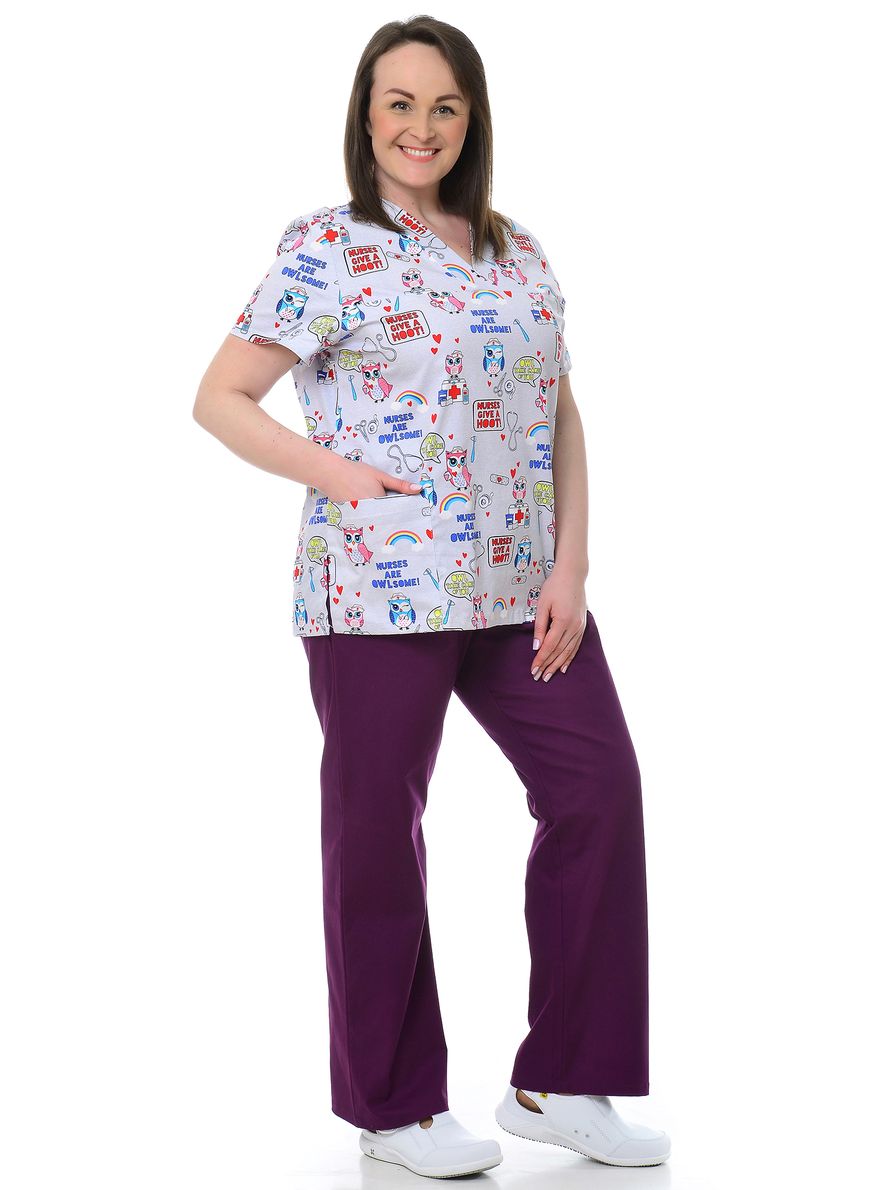 фото Костюм медицинский женский medicalwear хирург 109 разноцветный 54 ru