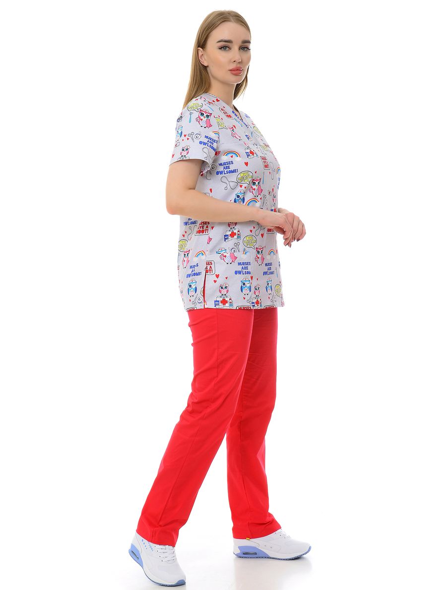 фото Костюм медицинский женский medicalwear хирург 109 разноцветный 44 ru