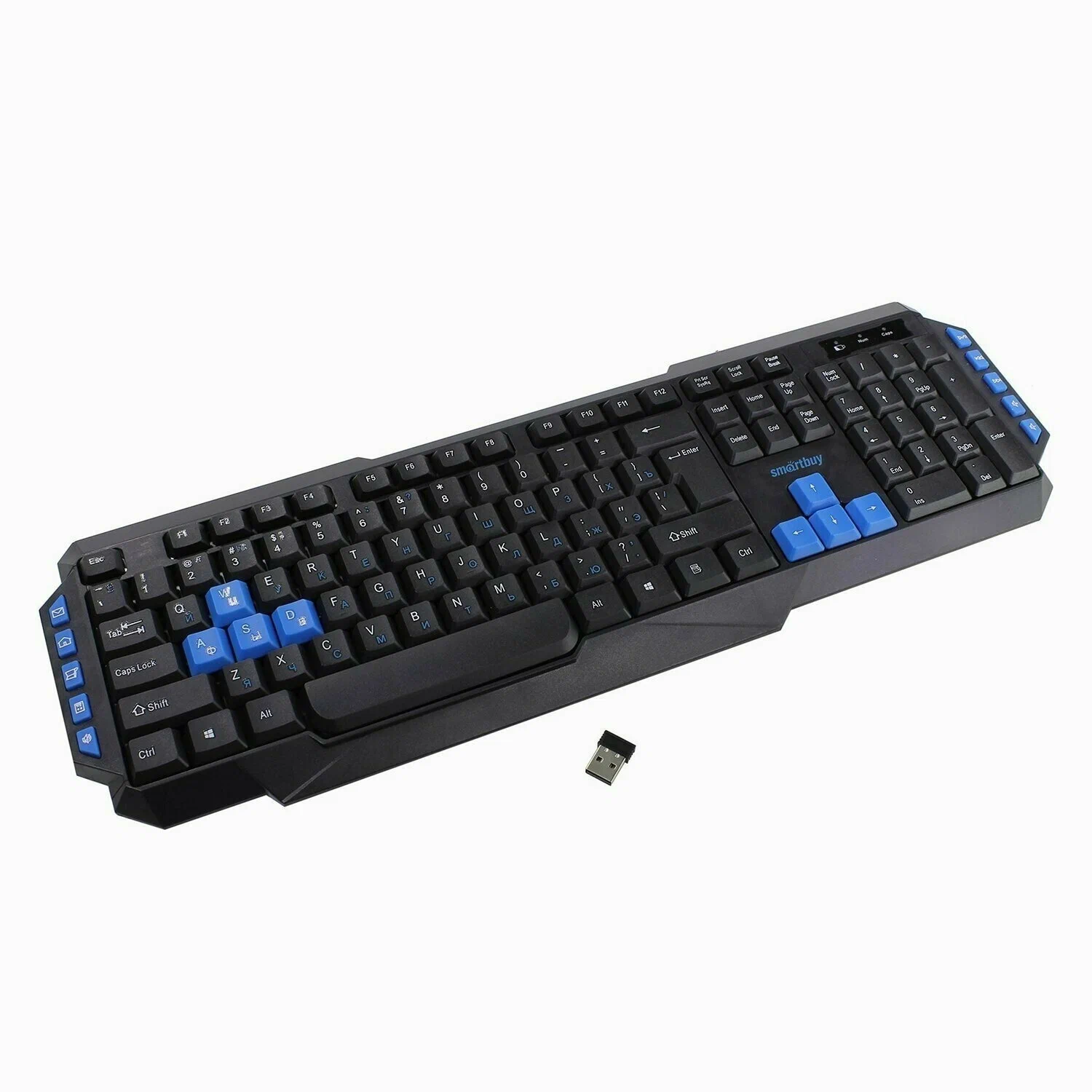 

Беспроводная игровая клавиатура SmartBuy ONE 231 Black/Blue (SBK-231AG-K), ONE 231