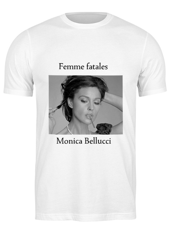 

Футболка мужская Printio Monica bellucci белая L, Белый, Monica bellucci