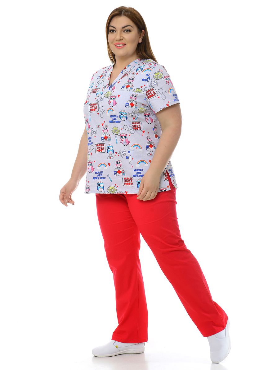 фото Костюм медицинский женский medicalwear хирург 109 разноцветный 54 ru