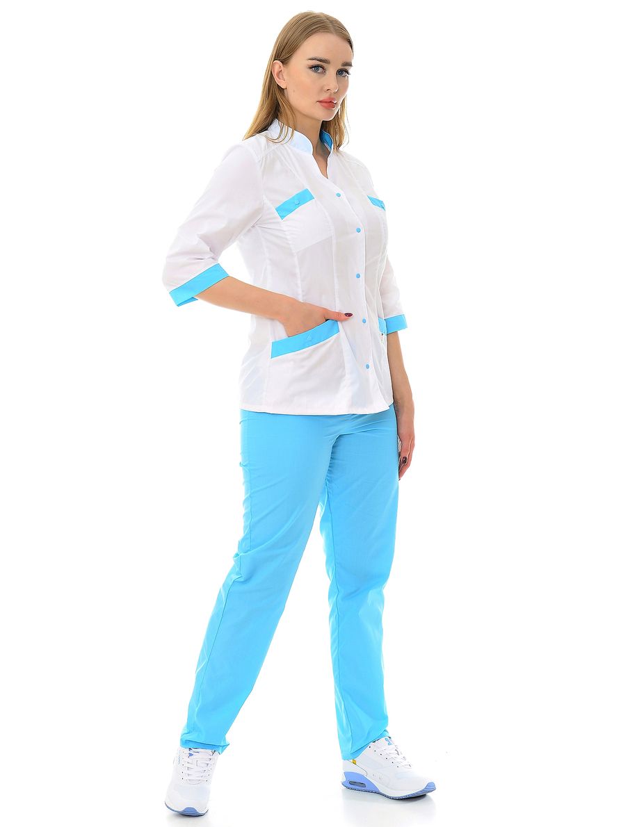 фото Костюм медицинский женский medicalwear эльза 111 белый 44 ru