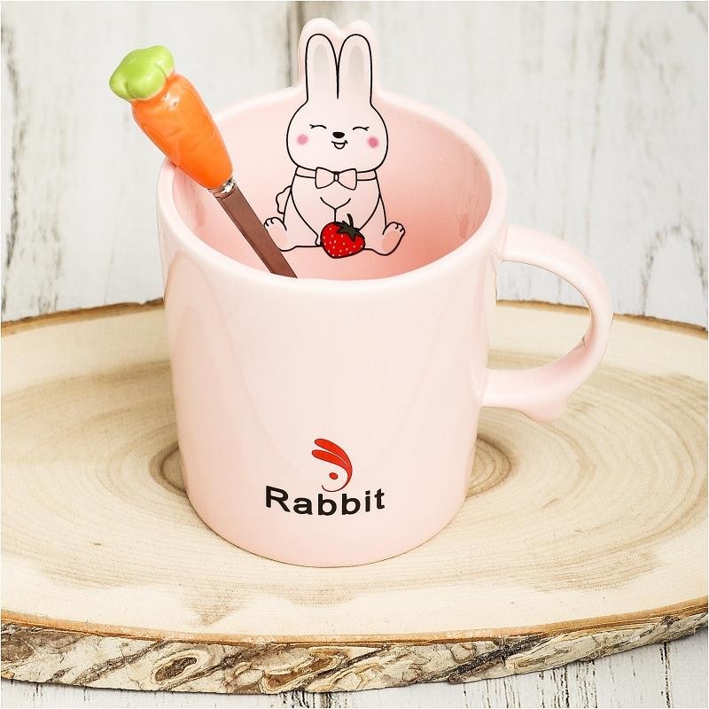 

Кружка Эврика Веселый Зайчик с морковкой N 1 320ml Red 30174