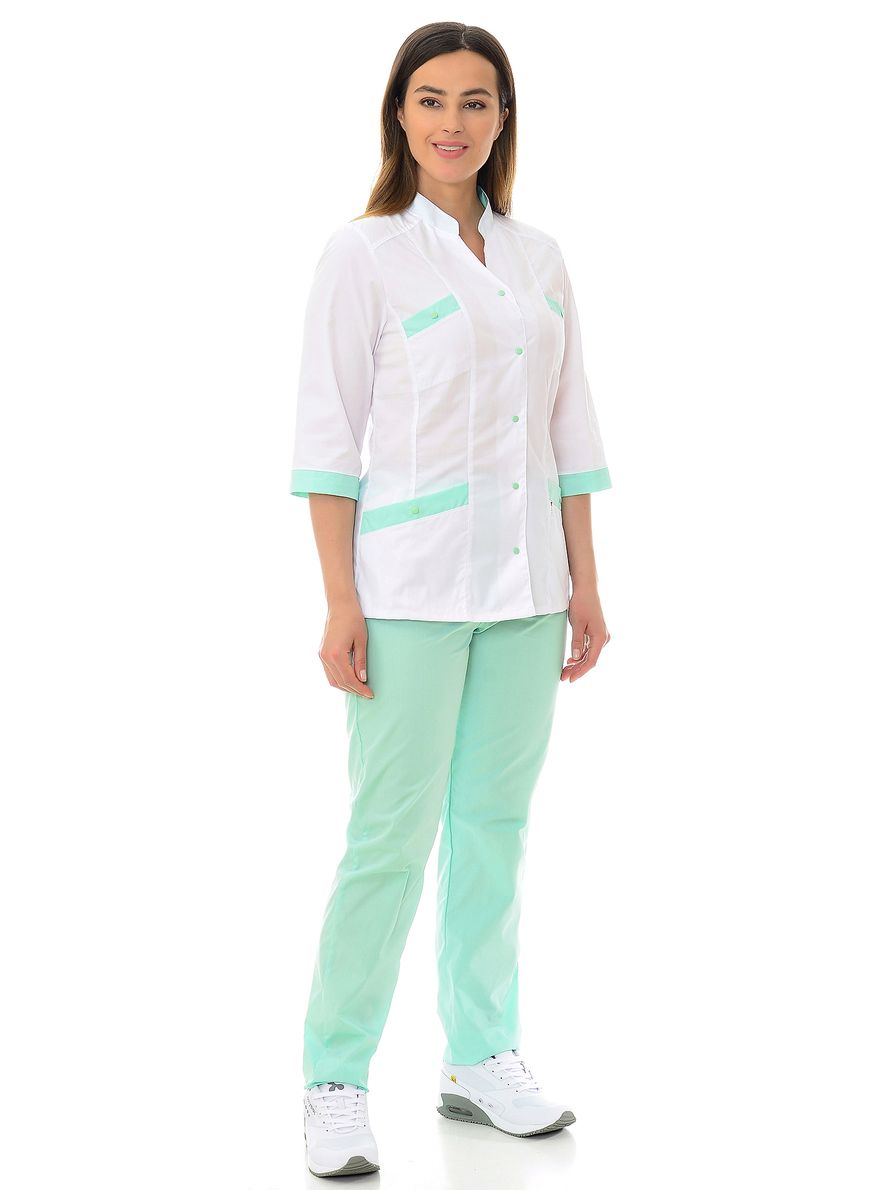 фото Костюм медицинский женский medicalwear эльза 111 белый 44 ru