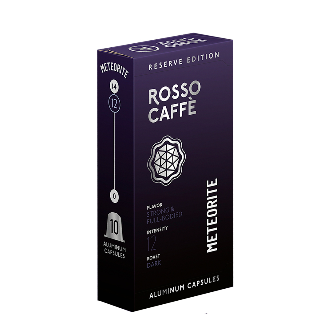 

Кофе в капсулах Rosso Caffe Reserve Meteorite для кофемашины Nespresso, 10 капсул, Reserve