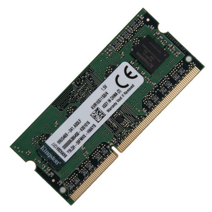 

Оперативная память Kingston KVR16S11S8/4 (331555) DDR3 1x4Gb 1600MHz, KVR16S11S8/4