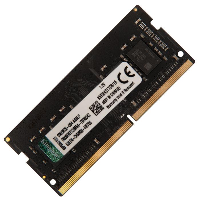 Оперативная память Kingston KVR24S17S8/16 (705486), DDR4 1x16Gb, 2400MHz