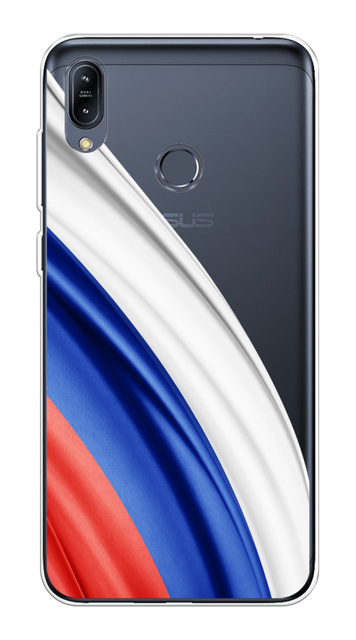 

Чехол на Asus Zenfone Max M2 ZB633KL "Флаг России уголок", Белый;синий;красный;прозрачный, 43750-1