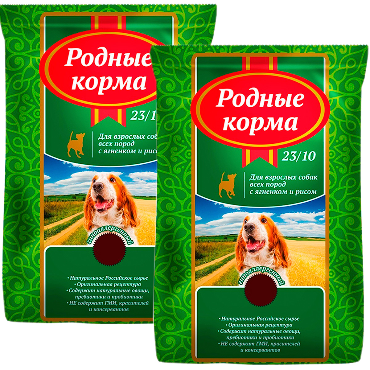 

РОДНЫЕ КОРМА РОДНЫЕ КОРМА гипоаллергенный для взрослых собак всех пород с ягненком и рисом