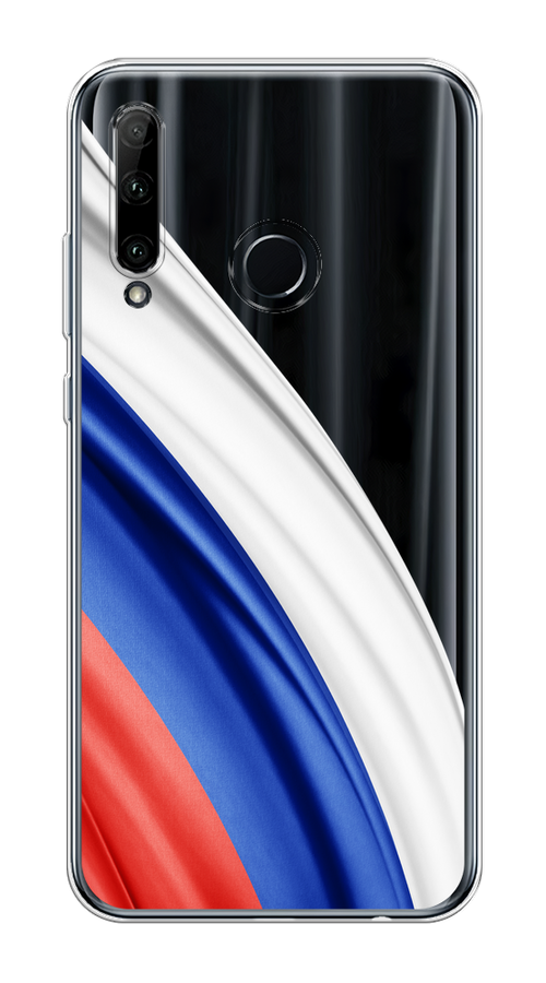 

Чехол на Honor 10i/20 Lite 2019/20e/Huawei P Smart Plus 2019 "Флаг России уголок", Белый;синий;красный;прозрачный, 6104150-1