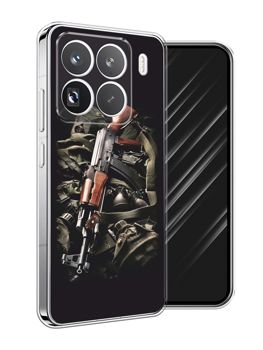 

Чехол Awog на Xiaomi 15 Pro "Автомат", Черный;коричневый;серый, 323750-1