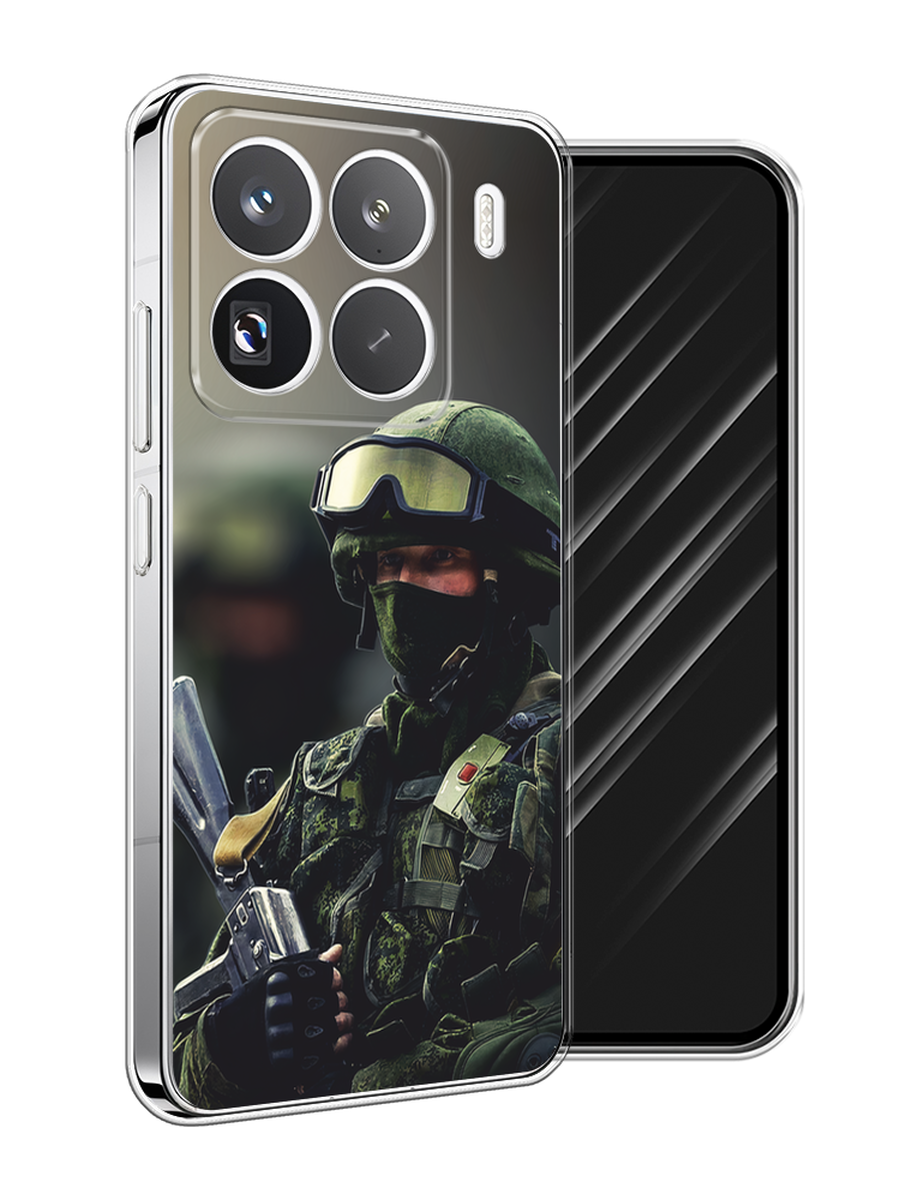 

Чехол Awog на Xiaomi 15 Pro "Солдат", Зеленый;серый, 323750-1