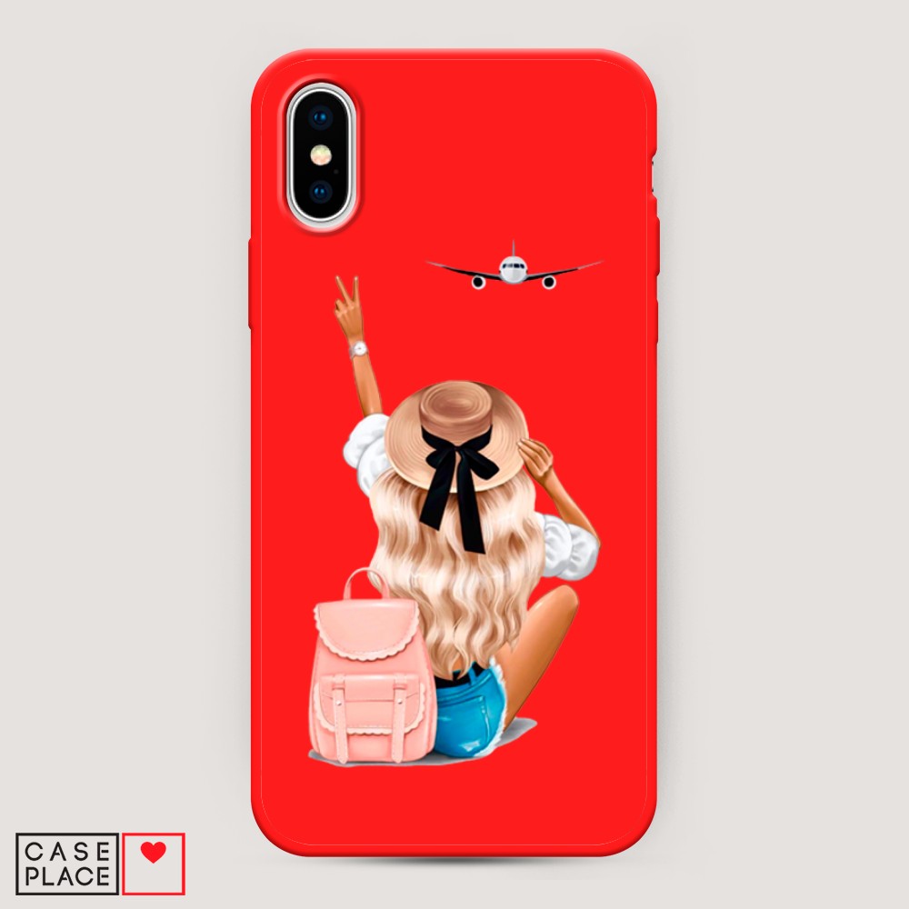 

Чехол Awog на Apple iPhone XS Max (10S Max)/Айфон XS Max (10S Max) "Автостопом самолетом", Разноцветный, 11953-1