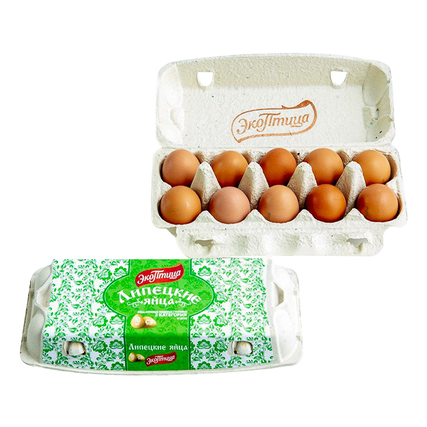 Яйцо куриное Липецкое пищевое С2 10 шт.