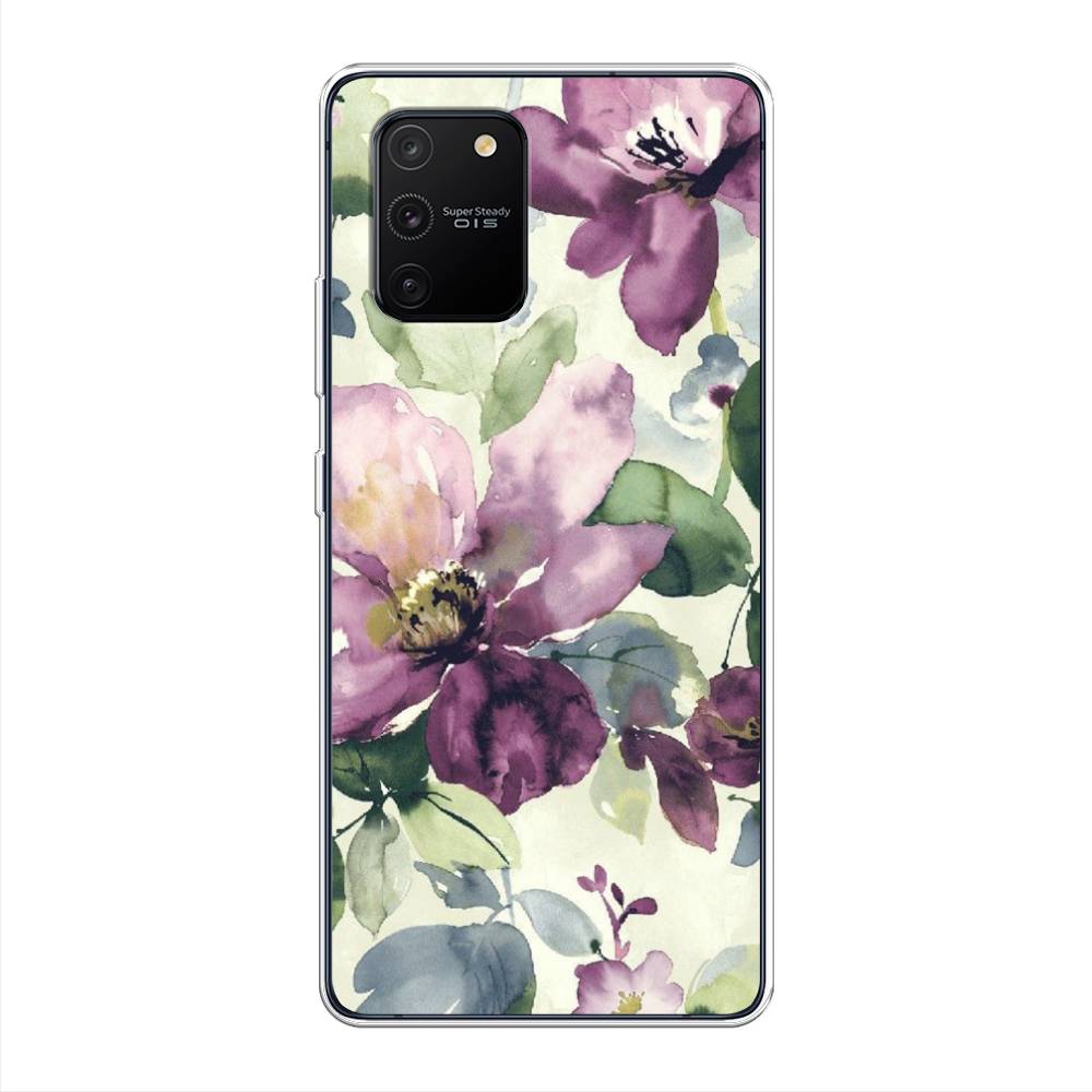 

Чехол Awog на Samsung Galaxy S10 Lite / Самсунг S10 Lite "Сиреневые цветы-акварель", Разноцветный, 210050-10
