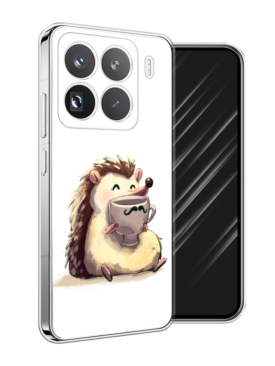

Чехол Awog на Xiaomi 15 Pro "Еж кофеман", Белый;коричневый;бежевый, 323750-1