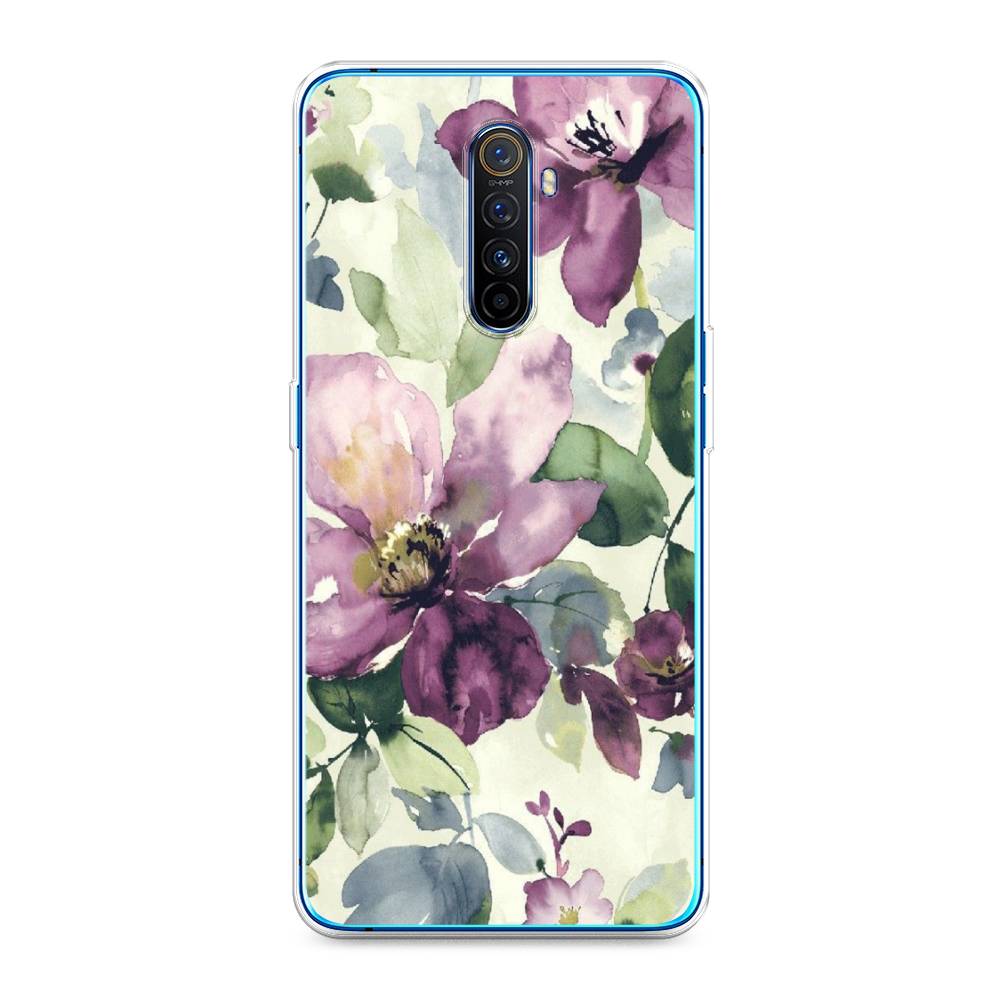 

Чехол Awog на Realme X2 Pro "Сиреневые цветы-акварель", Разноцветный, 251750-10