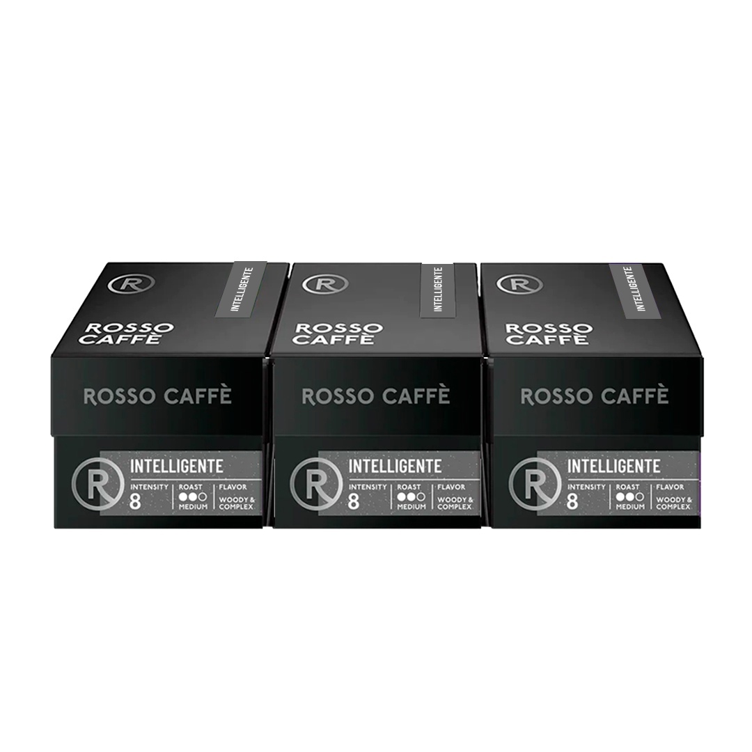 Кофе в капсулах набор Rosso Caffe Delicato для кофемашины Nespresso, 30 капсул