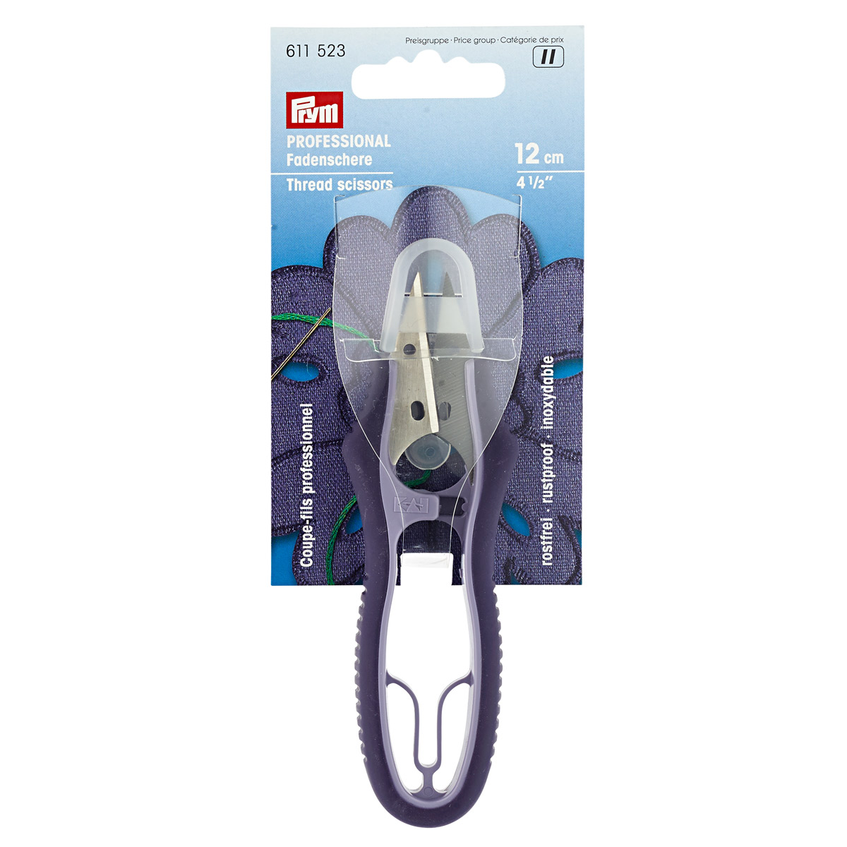 Ножницы для подрезки ниток Prym Professional (611523), 12см