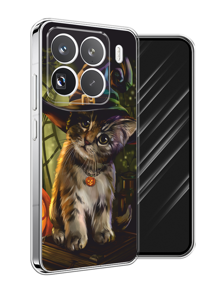 

Чехол Awog на Xiaomi 15 Pro "Кот на Хэллоуин", Зеленый;серый, 323750-1