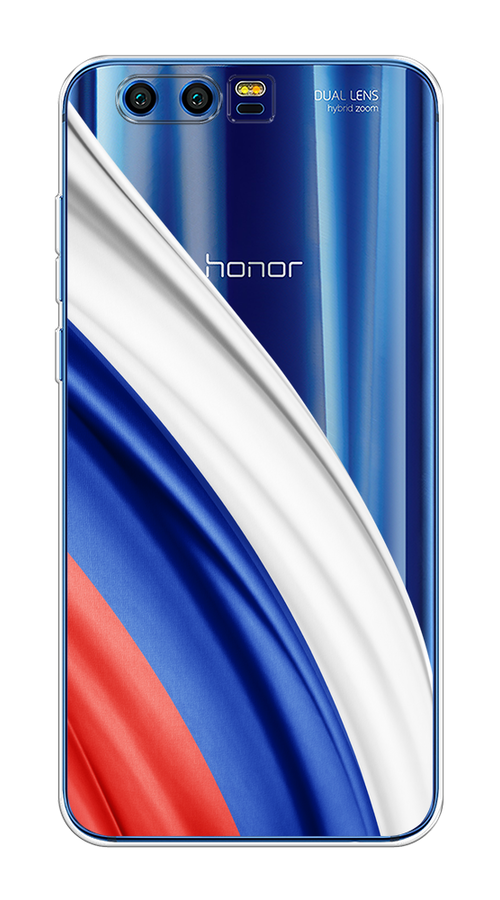 

Чехол на Honor 9 "Флаг России уголок", Белый;синий;красный;прозрачный, 62450-1