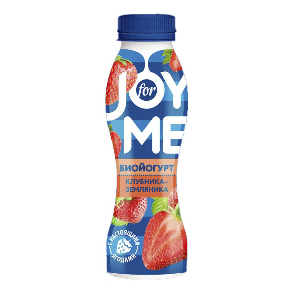 

Йогурт Joy for me клубника-земляника 1,5% бзмж 280 г