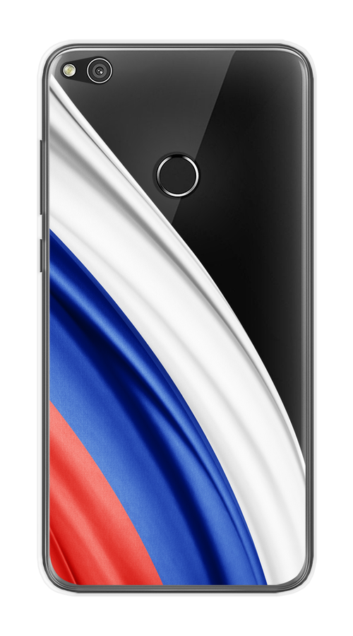 

Чехол на Honor 8 Lite/Huawei P8 Lite "Флаг России уголок", Белый;синий;красный;прозрачный, 63950-1