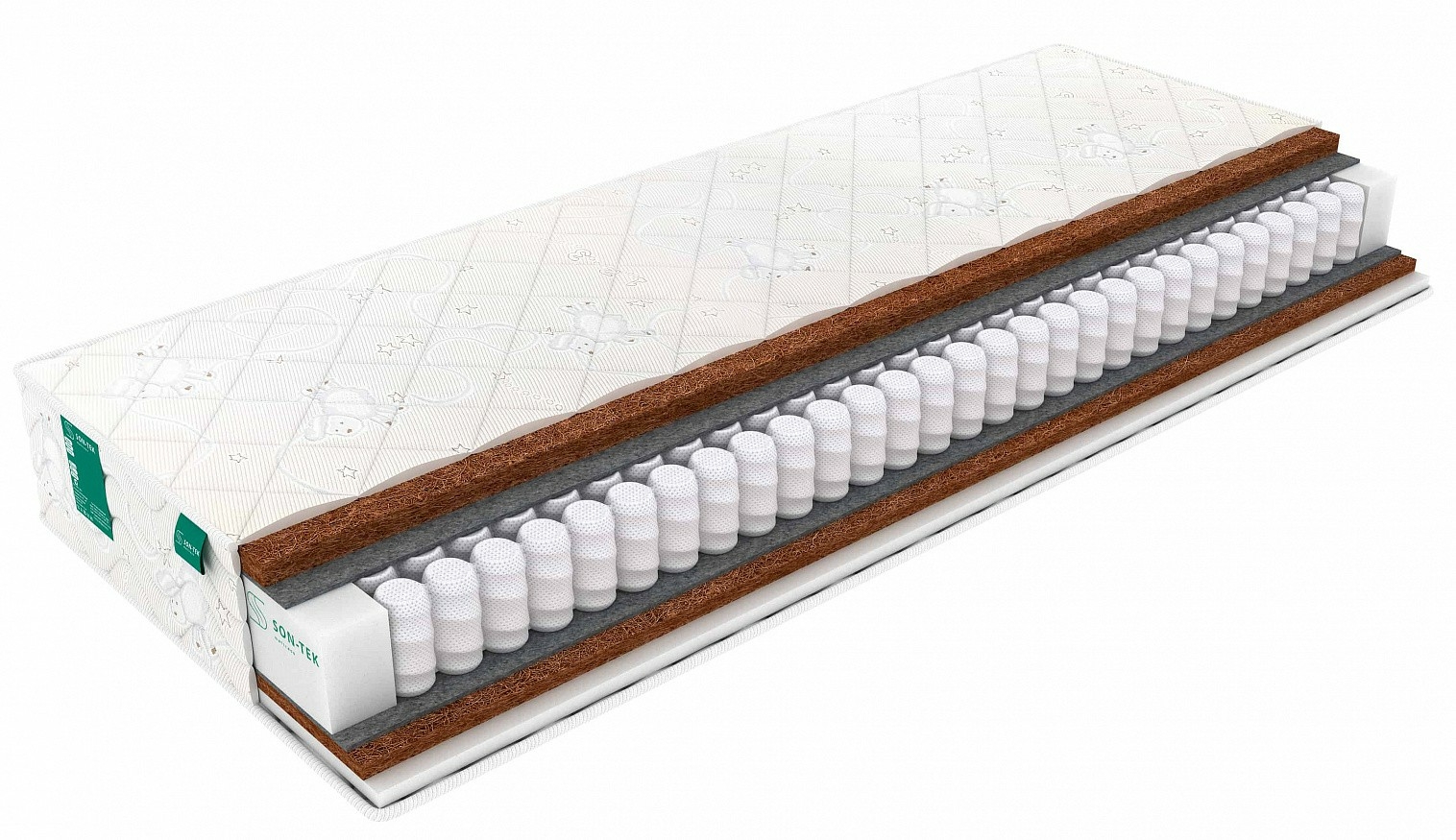 

Матрас Sleeptek Junior StrongFoam Cocos 80х200, Junior StrongFoam Cocos