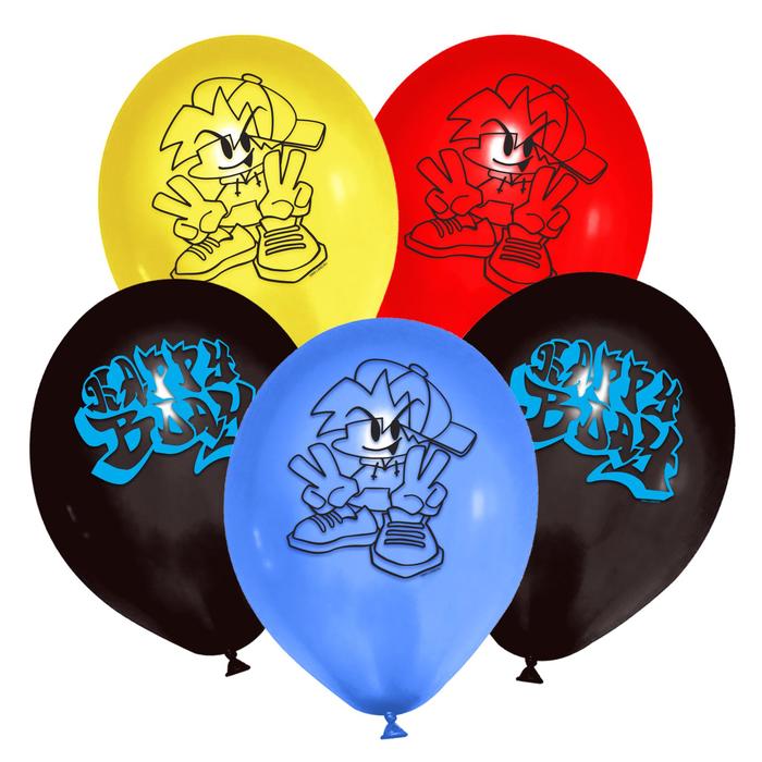 

Шар латексный 12 Happy B-day, 25 шт., День рождения