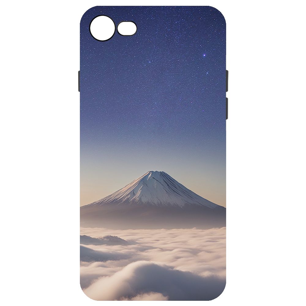 

Чехол-накладка Krutoff Soft Case Япония, Фудзияма для iPhone 78 черный
