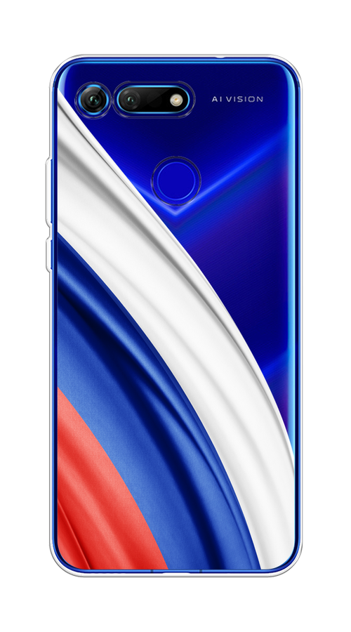 

Чехол на Honor V20 "Флаг России уголок", Белый;синий;красный;прозрачный, 67350-1