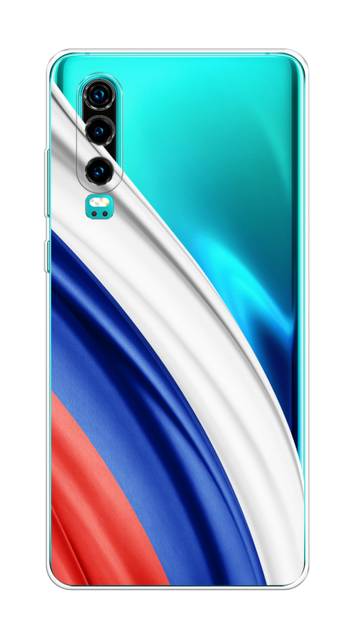 

Чехол на Huawei P30 "Флаг России уголок", Белый;синий;красный;прозрачный, 68550-1