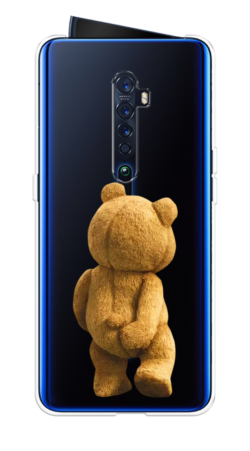 

Чехол на Oppo Reno 2 "Медвежья спина", Коричневый;прозрачный, 253550-1