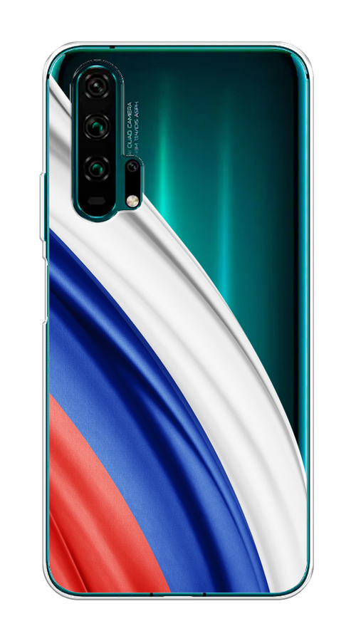 

Чехол на Honor 20 Pro "Флаг России уголок", Белый;синий;красный;прозрачный, 69350-1