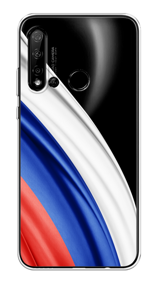 

Чехол на Huawei P20 Lite 2019/Nova 5i "Флаг России уголок", Белый;синий;красный;прозрачный, 69850-1