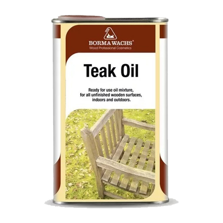 Тиковое масло Borma Teak Oil (1 л 12041 натуральное дерево  )