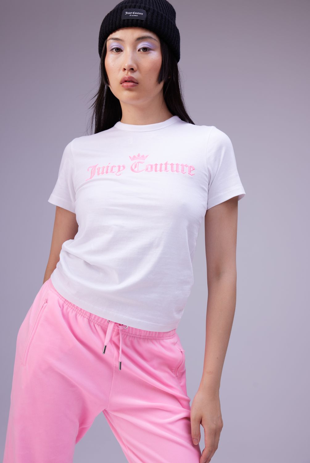 фото Футболка женская juicy couture jcwc222053/117 белая 46 ru