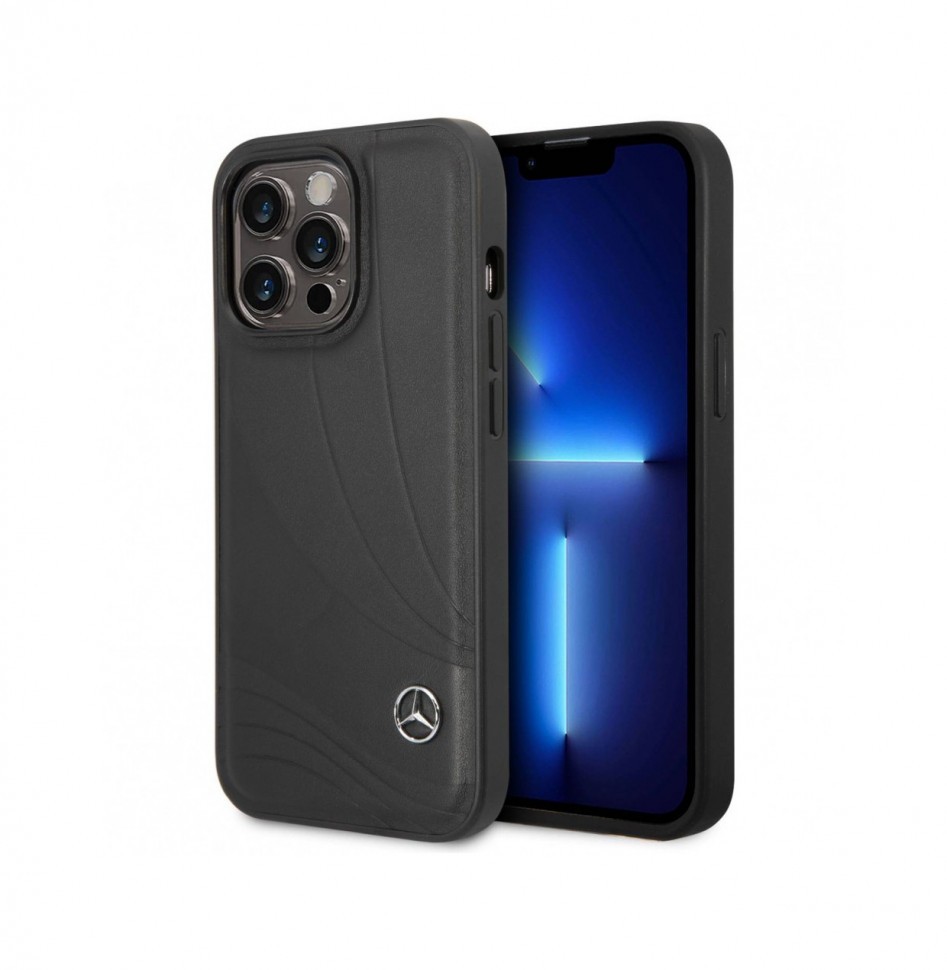 

Чехол CG Mobile Mercedes Leather Wave III Hard для iPhone 14 Pro Max, Черный, Leather Wave III Hard