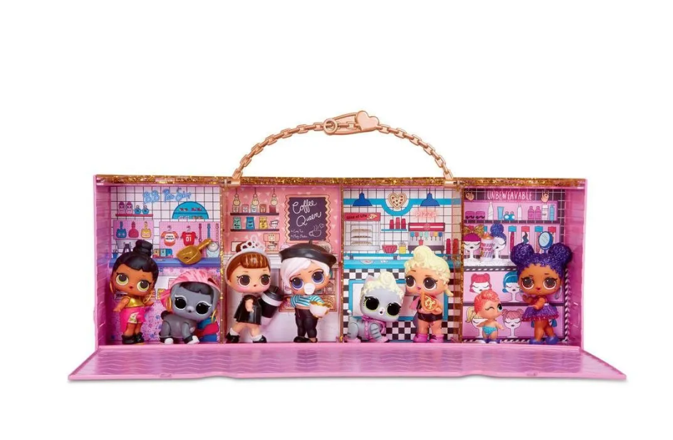 

Игровой набор с куклой LOL Surprise Pop-Up Store 3 в 1 Мини-магазин подставка для кукол