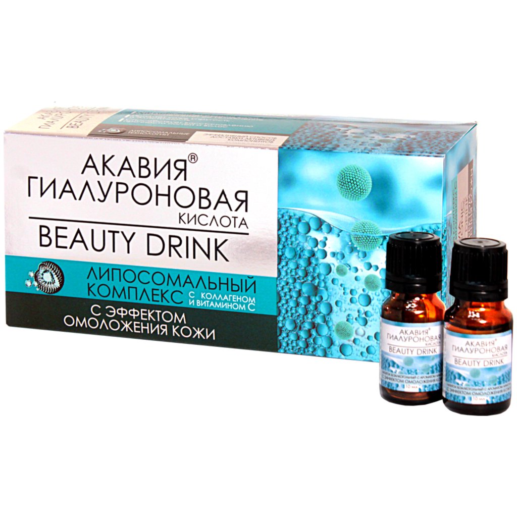 фото Напиток гиалуроновая кислота и витамины акавия hyaluronic acid beauty drink, 10 мл по 15шт акавия®