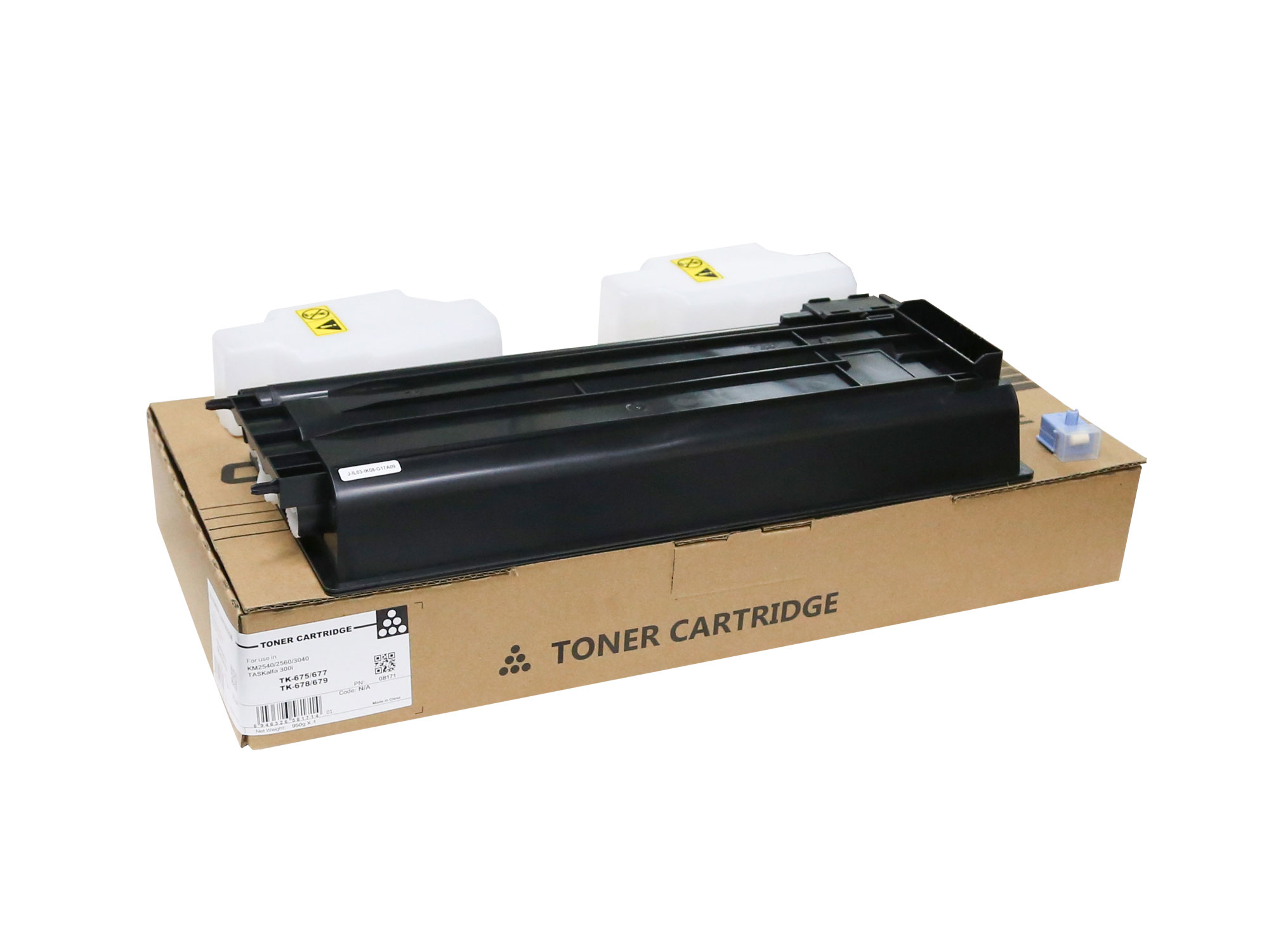 

Картридж для лазерного принтера CET CET8171 аналог KYOCERA TK-675, Черный, 8171
