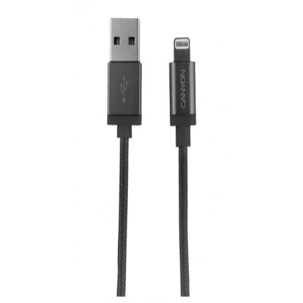 фото Кабель canyon usb - apple 8-pin mfi-12, 2 м, черный