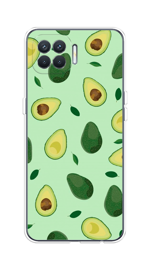 

Чехол на Oppo Reno 4 Lite/A93 "Blue avocado", Коричневый;зеленый, 254550-1