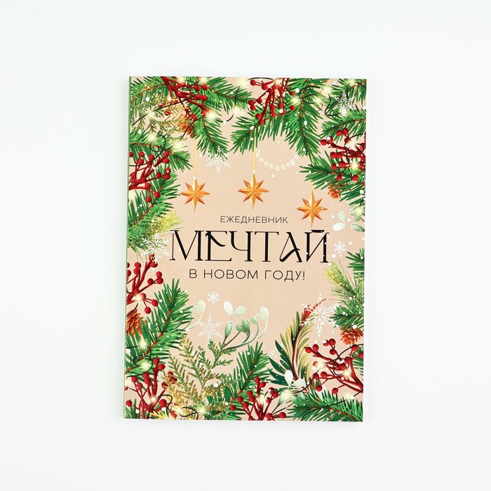 

Ежедневник ArtFox Мечтай в Новом году, в мягкой обложке, А5, 80 л