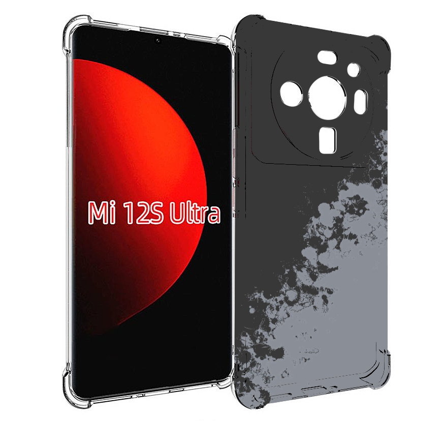 

Чехол MyPads серый-эстетичный для Xiaomi 12S Ultra, Прозрачный, Tocco