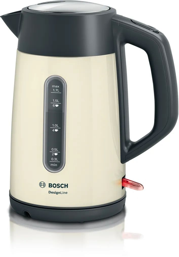 

Чайник электрический Bosch TWK 4P437 1.7 л бежевый, TWK 4P437