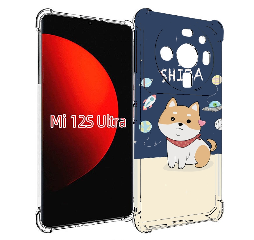 

Чехол MyPads сиба-шиба-ину для Xiaomi 12S Ultra, Прозрачный, Tocco